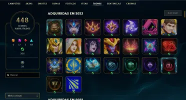 Conta League of Legends l Level 837 l SKINS 876