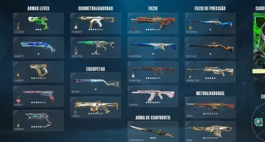 Conta valorant/lol muitas skins