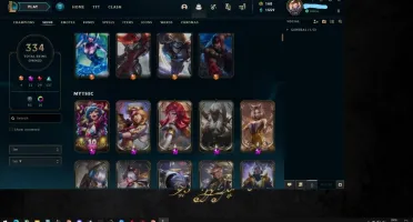 CONTA LOL OURO 4 334 SKINS