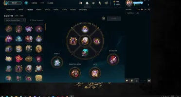 CONTA LOL OURO 4 334 SKINS