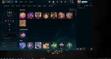 CONTA LOL OURO 4 334 SKINS