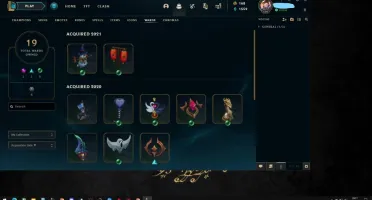 CONTA LOL OURO 4 334 SKINS