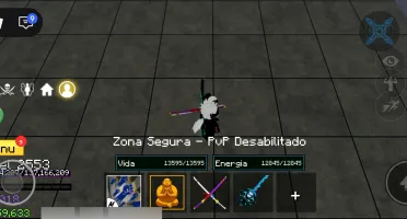 Conta de blox fruits Full com +7k robux gastos