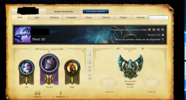 Conta platina 5, 150 ! MMR SUPER ALTO ! SMURF , CORRE!