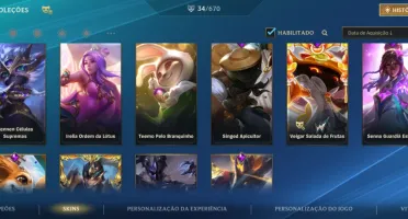 Conta Wild Rift Esmeralda II, 76lv