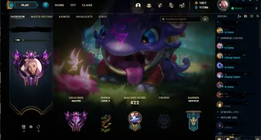 Conta league of legends mestre