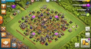 Conta Clash of Clans CV11 - Bem upada - 13700 gemas