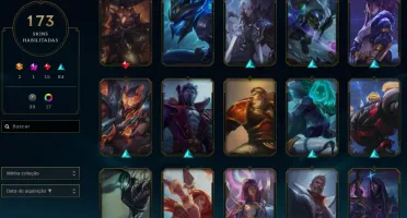 Conta Lol Platina 4 duo/flex Main ADC
