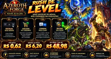 Rush De Level Wow | Você Escolhe Os Níveis | R$ 0,62 Por Lvl