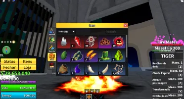 Lv2800 + Godhuman + Tiger + Cdk + Ttk + Skull Guitar + Foice