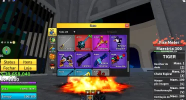 Lv2800 + Godhuman + Tiger + Cdk + Ttk + Skull Guitar + Foice