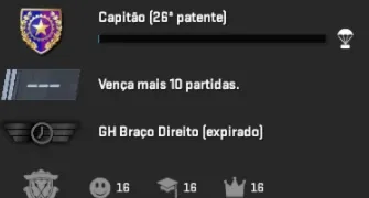 Conta Cs2 Prime 5 Medalhas
