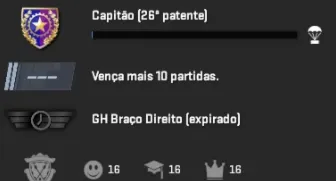 Conta Cs2 Prime 5 Medalhas