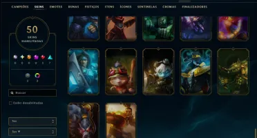 Ouro 4 com 55 Champs e 50 Skins ( ADC / SUP )