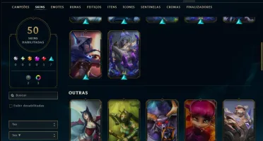 Ouro 4 com 55 Champs e 50 Skins ( ADC / SUP )