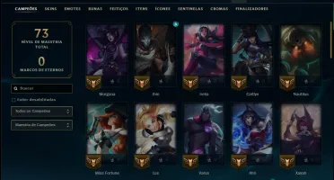 Ouro 4 com 55 Champs e 50 Skins ( ADC / SUP )