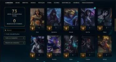 Ouro 4 com 55 Champs e 50 Skins ( ADC / SUP )