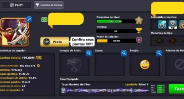 Contas Full Acesso com 100 Milhões de Fichas