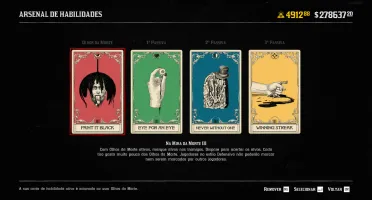 Red Dead Online , Upo Cartas De Habilidades Ao Level Maximo.