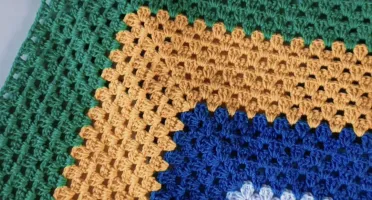 Bandana Brasil de crochê