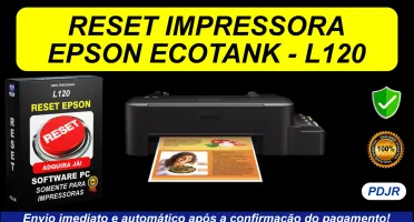Reset Epson Almofadas com Tinta Cheia - L120