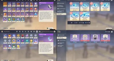 CONTA GENSHIN AR59✨13 LENDÁRIOS⭐10 ARMAS 5⭐HUTAO C1+HOMA E+