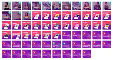 Pack De Artes Editáveis Para Social Mídia (Instagram)