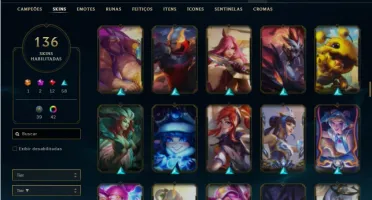 Conta bronze 3 com 125 Champ e 136 Skins+ 1 Prestigio da lux