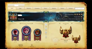 V> CONTA LOL C/BORDA PLATINA "GOLD 4"