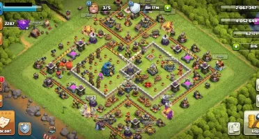 Conta CV12 Clash Off Clans