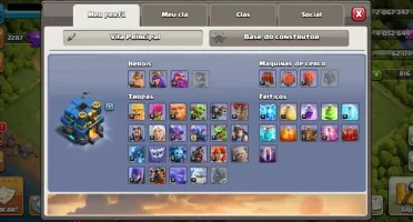 Conta CV12 Clash Off Clans