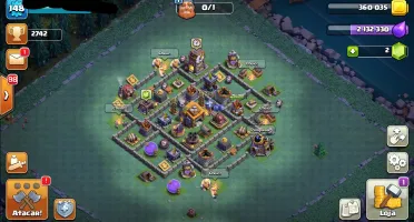 Vendo acc do clash of clans cv 13 nao full