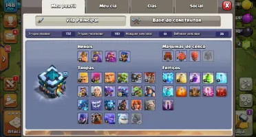 Vendo acc do clash of clans cv 13 nao full