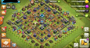 Vendo acc do clash of clans cv 13 nao full