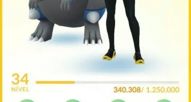Conta pokémon: level 34, team instinct