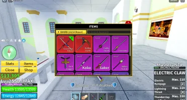 Vendo conta de Blox fruits level max