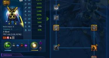 Conta LADMO server omegamon (Fang shin, luce e AOX)