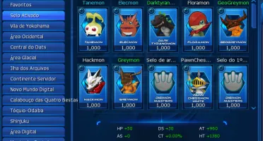 Conta LADMO server omegamon (Fang shin, luce e AOX)