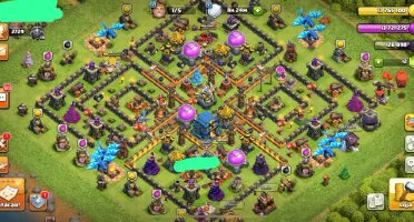Conta Clash of clans cv 12 bem upado