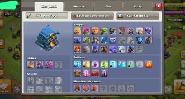 Conta Clash of clans cv 12 bem upado