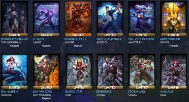Vendo conta smite com todas as skins Tier 5