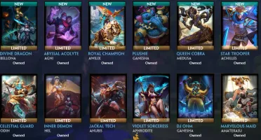 Vendo conta smite com todas as skins Tier 5