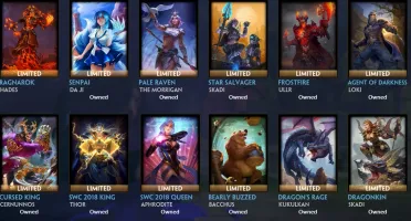 Vendo conta smite com todas as skins Tier 5