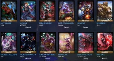 Vendo conta smite com todas as skins Tier 5
