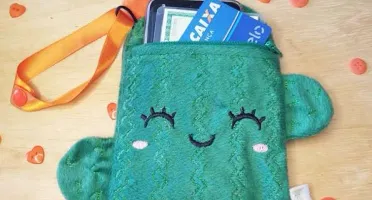 Porta-moedas de cacto