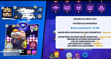 Conta brawl stars 66K, 104/104 BRAWLERS, 40+ HIPERCARGAS,40p