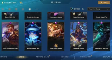 Conta Wild Rift Challenger | 123 Skins | Nível 211| High Elo