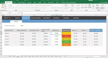 Planilha De Formação De Preços Para Serviços 4.0