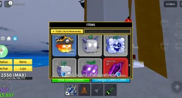 conta blox fruits, lvl max, robux gastos, soul guitar etc
