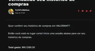 Conta Imortal 1 Full Skins 1300 reais gastos